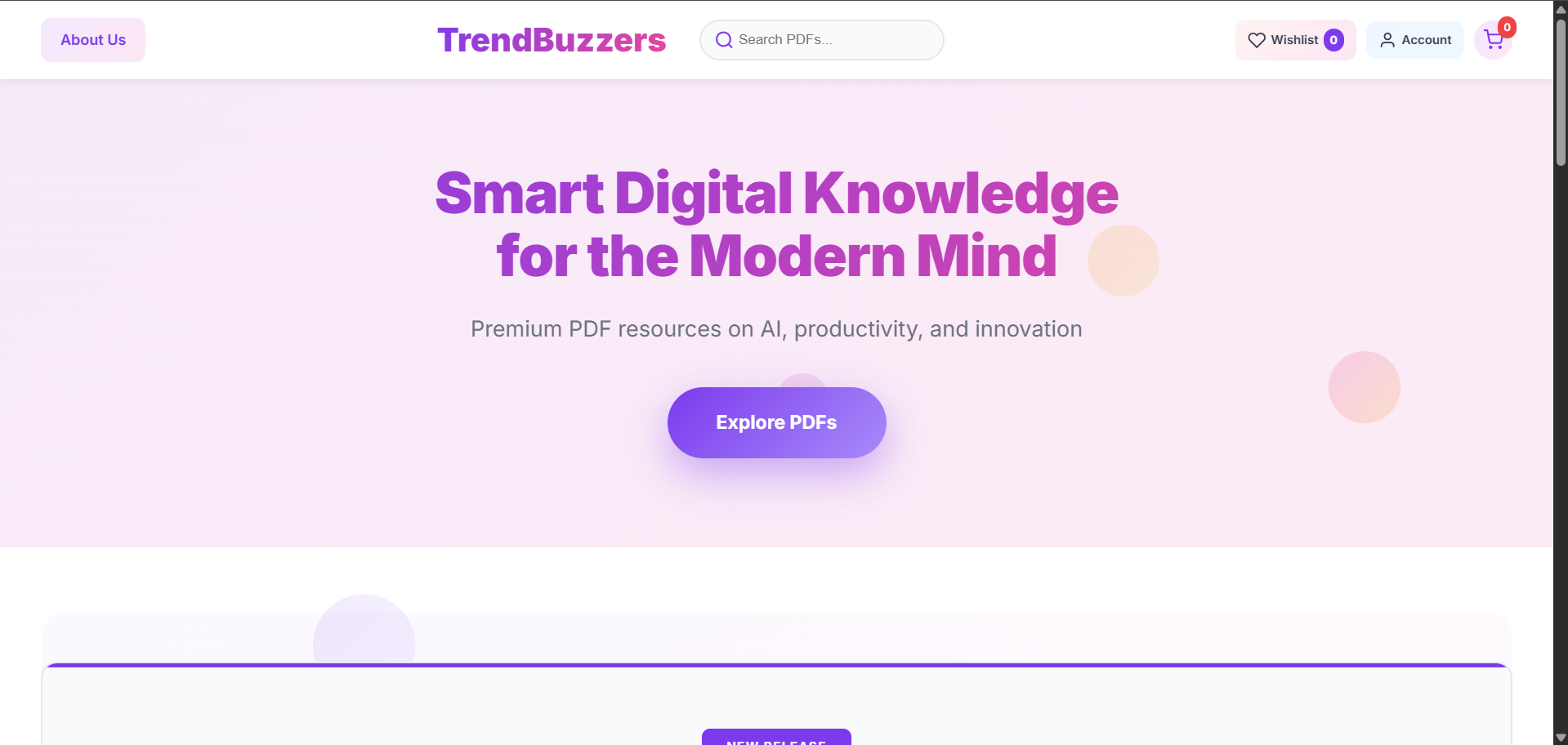 Trendbuzzers Interface 1